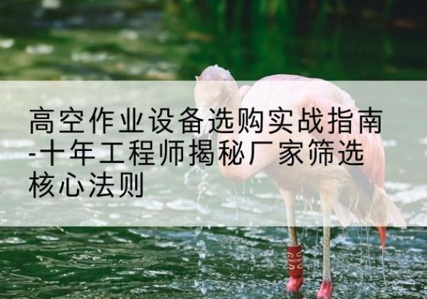 北川剪叉式升降机厂家-高空作业设备选购实战指南-十年工程师揭秘厂家筛选核心法则